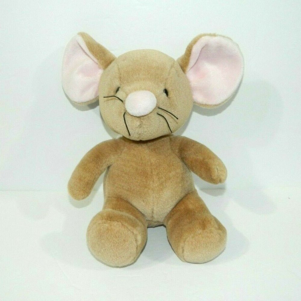 VTG ANGEL MOUSE 8" Plush BBC 1999 Cartoon Show Angelmouse Stuffed Rodney Peppe